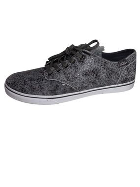 Vans Sneakers Ultracush Low Top Gray Black Shiny Animal Print Camden Women’s 8